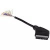 Hama 00205081 SCART kabelis 1,5 m SCART (21 kontaktu) melns
