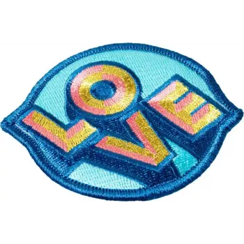 Žetons LAUT MAGMOJI Aqua/dzeltena auduma plīša žetons, 1 gab.