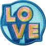 Žetons LAUT MAGMOJI Aqua/dzeltena auduma plīša žetons, 1 gab.