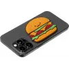 LAUT MAGMOJI mobilā tālruņa magnētiska nozīmīte LAUT MAGMOJI Hamburger PVC daudzkrāsaina