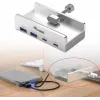 Equip 128967 interfeisa centrmezgls USB 3.2 Gen 1 (3.1 Gen 1) Type-A 5000 Mbit/s Alumīnijs