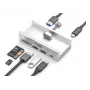 Equip 128968 saskarnes centrmezgls USB 3.2 Gen 1 (3.1 Gen 1) Type-A 5000 Mbit/s Alumīnijs
