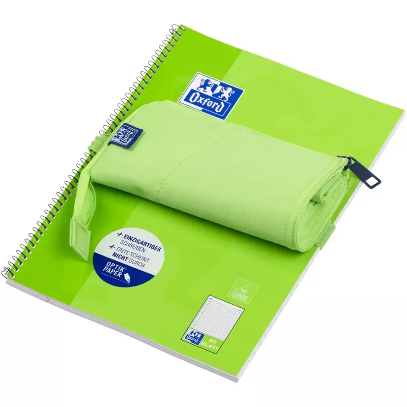 Mīksts penālis Oxford 400183591 Zaļš 220x70x90 mm
