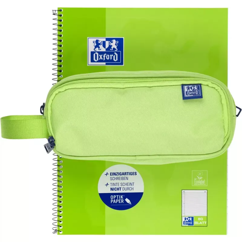 Mīksts penālis Oxford 400183525 zaļš 220x70x90 mm