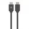 Manhattan HDMI 4K@60Hz kabelis ar Ethernet, 15 m, piemērots VISIEM 4K un 1080p/HD lietojumiem – jauninot tagad vai sagatavojot nākotnei, vīrišķais pret vīrišķo, melns, Ultra HD 4k x 2k, mūža garantija, Premium High Speed