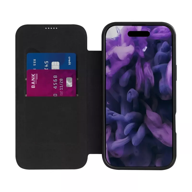 Folio Case LAUT MAGFOLIO iPhone 17 16 cm Melns