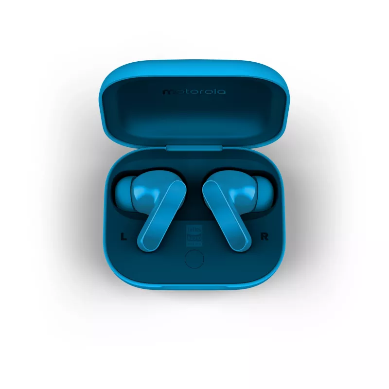 Motorola Moto Buds Bass austiņas True Wireless Stereo (TWS) ievietojamās Zvani/Mūzika Bluetooth Zila