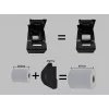 Termiskais POS kvīšu printeris EQUIP 58/80mm ar automātisko griezēju, USB/Ethernet/Seriālais, naudas atvilktne, 203x203 DPI