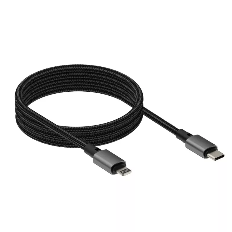 VISION Lightning uz USB-C kabelis TC 1MLTGMAG/BL — 1 m, 27 W, 5 A, melns