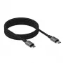 VISION Lightning uz USB-C kabelis TC 1MLTGMAG/BL — 1 m, 27 W, 5 A, melns
