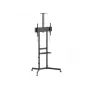 TV statīvs uz riteņiem EQUIP 37 collas–70 collas Economy 37–70 collu ekrāniem, 70 kg ietilpība, VESA 100x100–600x400, augstums 1337–1430 mm, slīpums -10°–5°, melns