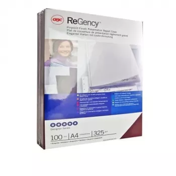 GBC Binding Covers Regency A4, A4, āda, kartons, melns, 211 mm, 299 mm, 45 mm