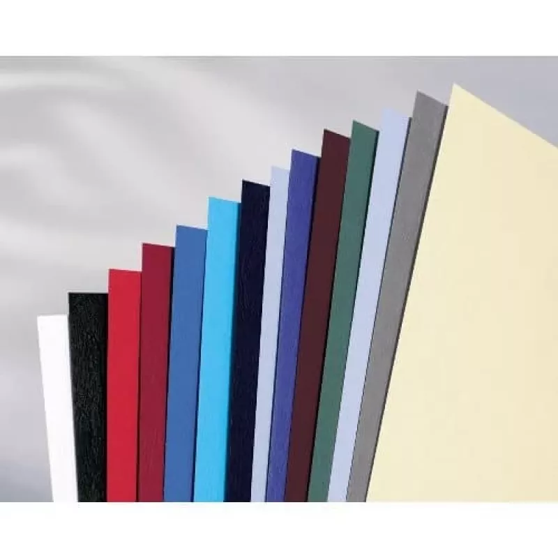 GBC LeatherGrain iesiešanas vāki 250 g/m² A4 sarkani (100)
