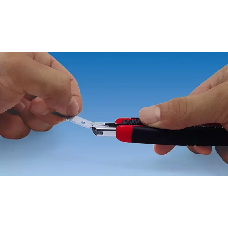 Snap-off Blade Knife Wedo 78 409 Melns Red