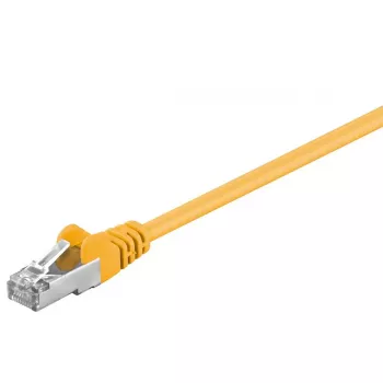 Tīkla kabelis RB-LAN Cat5e F/UTP (FTP) 1,5 m, RJ-45 uz RJ-45, dzeltens