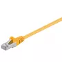 Tīkla kabelis RB-LAN Cat5e F/UTP (FTP) 1,5 m, RJ-45 uz RJ-45, dzeltens
