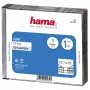 Hama CD plāns dārglietu futlāris 1 diskam Caurspīdīgs