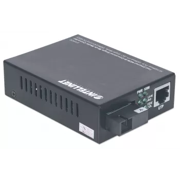 Intellinet Fast Ethernet WDM divvirzienu vienmoda multivides pārveidotājs, 10/100Base-Tx uz 100Base-Fx (SC) vienmoda, 20 km, WDM (Rx1310/Tx1550)