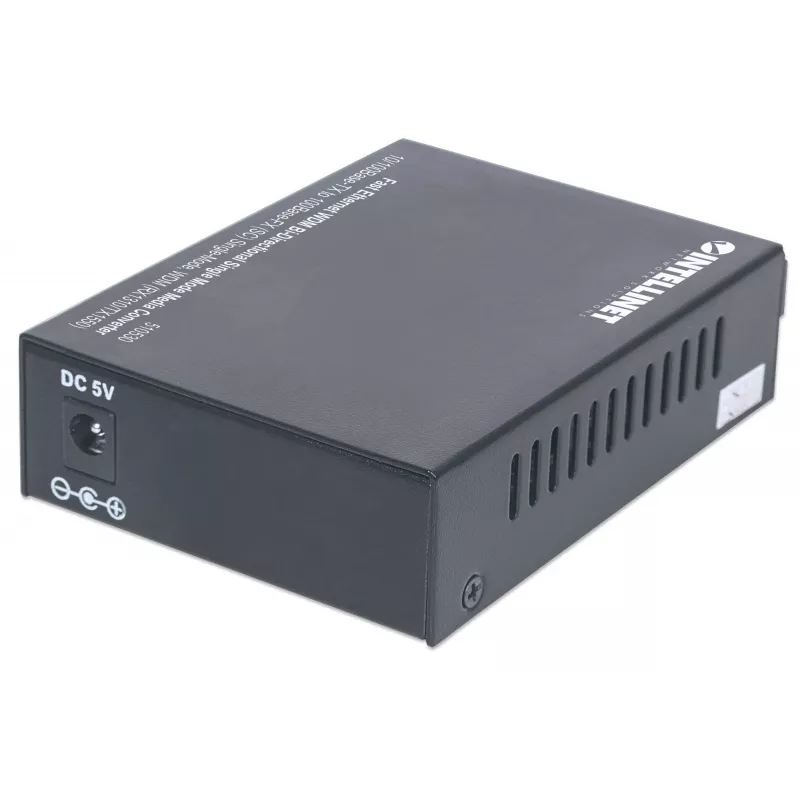 Intellinet Fast Ethernet WDM divvirzienu vienmoda multivides pārveidotājs, 10/100Base-Tx uz 100Base-Fx (SC) vienmoda, 20 km, WDM (Rx1310/Tx1550)