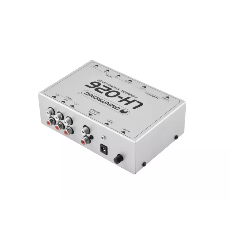 Audio mikseris Omnitronic 10355026 3 kanāli 20 - 20000 Hz Balts