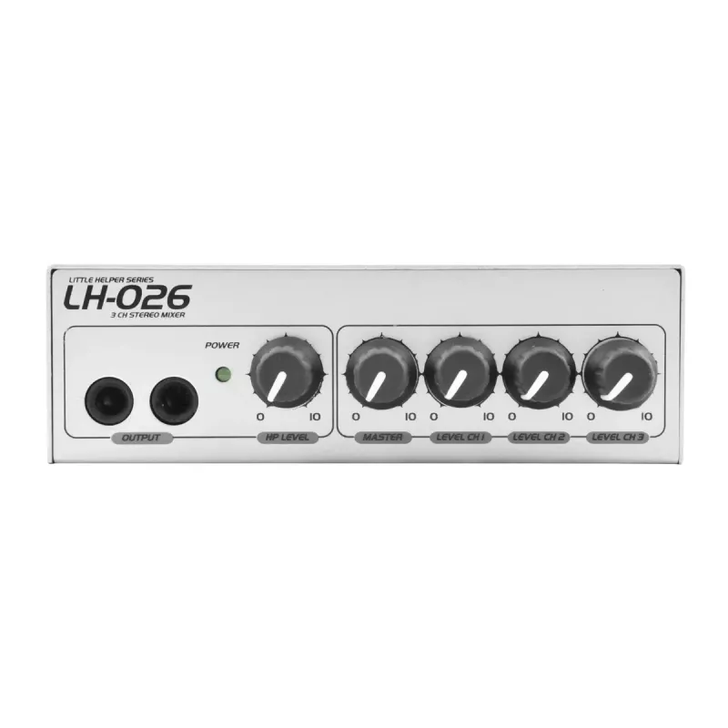 Audio mikseris Omnitronic 10355026 3 kanāli 20 - 20000 Hz Balts