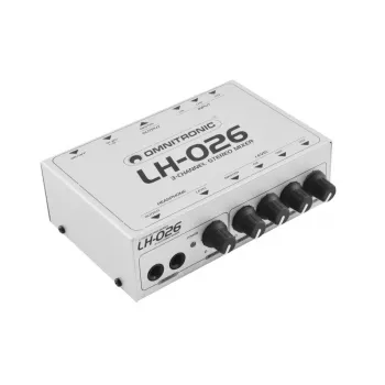 Audio mikseris Omnitronic 10355026 3 kanāli 20 - 20000 Hz Balts