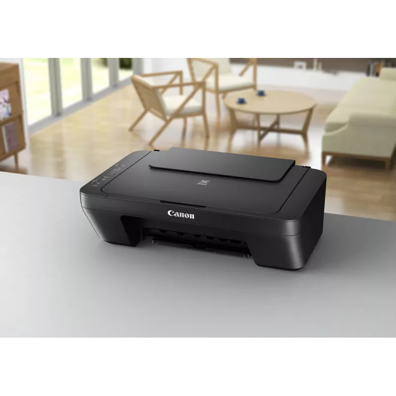 Daudzfunkciju tintes printeris Canon PIXMA MG2555S — A4, 4800 x 600 dpi, 600 x 1200 dpi skeneris, USB, melns
