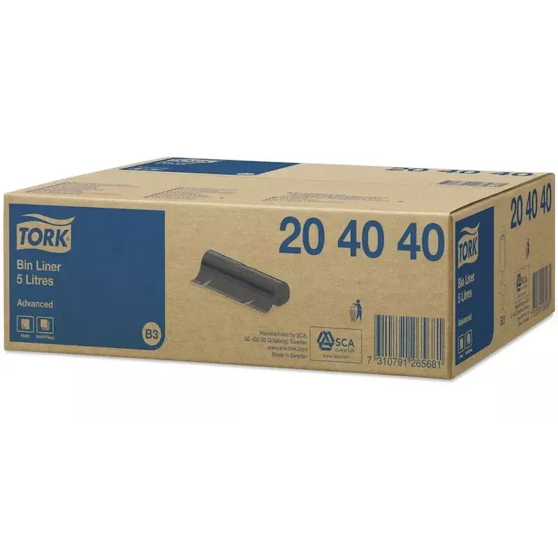 Atkritumu maiss Tork 204040 5 L melns