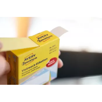 Avery 3851 pašlīmējoša etiķete Apaļa Pastāvīga Zaļa 800 gab.