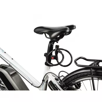 Hama 00178109 velosipēda slēdzene melna 650 mm troses slēdzene