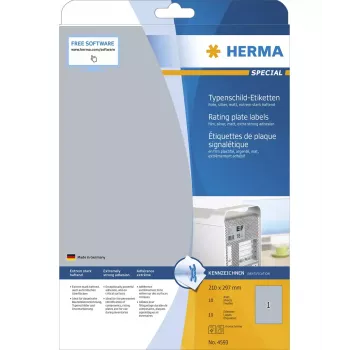 Pašlīmējoša etiķete Taisnstūris HERMA 4593