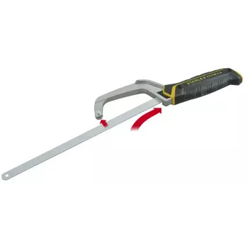 Hacksaw Stanley 0-15-211 25 cm Melns dzeltena Plastic Handle