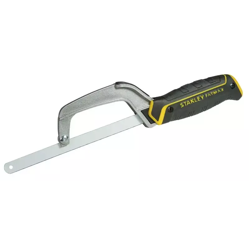 Hacksaw Stanley 0-15-211 25 cm Melns dzeltena Plastic Handle