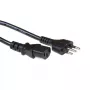 Strāvas vads ACT Powercord Itāļu spraudnis - C13 melns 2.5 m