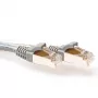 ACT pelēks 3 metru SFTP CAT6A plāksteris ar aizsargātiem RJ45 savienotājiem