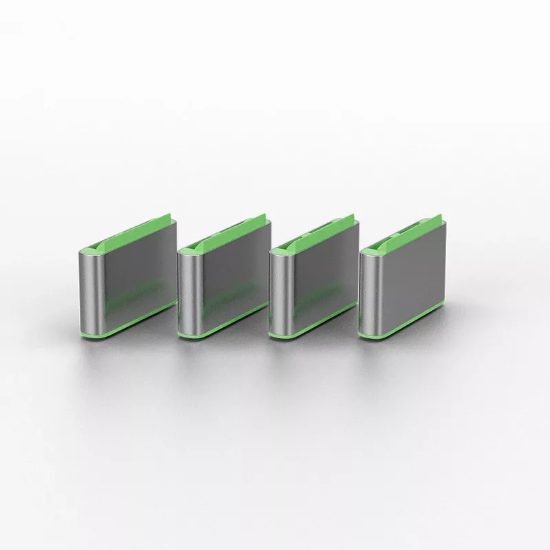 Lindy USB Type C portu bloķētāji (bez atslēgas) - 10 gab., zaļi