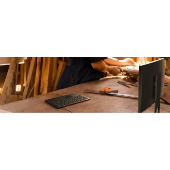 KeySonic KSK-5230 IN (UK) melna tastatūra Industriāla USB QWERTY UK English