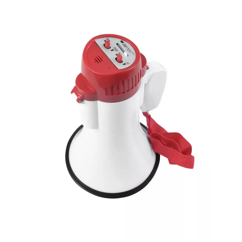 Megafons Omnitronic 80710920 iekštelpām/ārtelpām 10 W sarkans balts