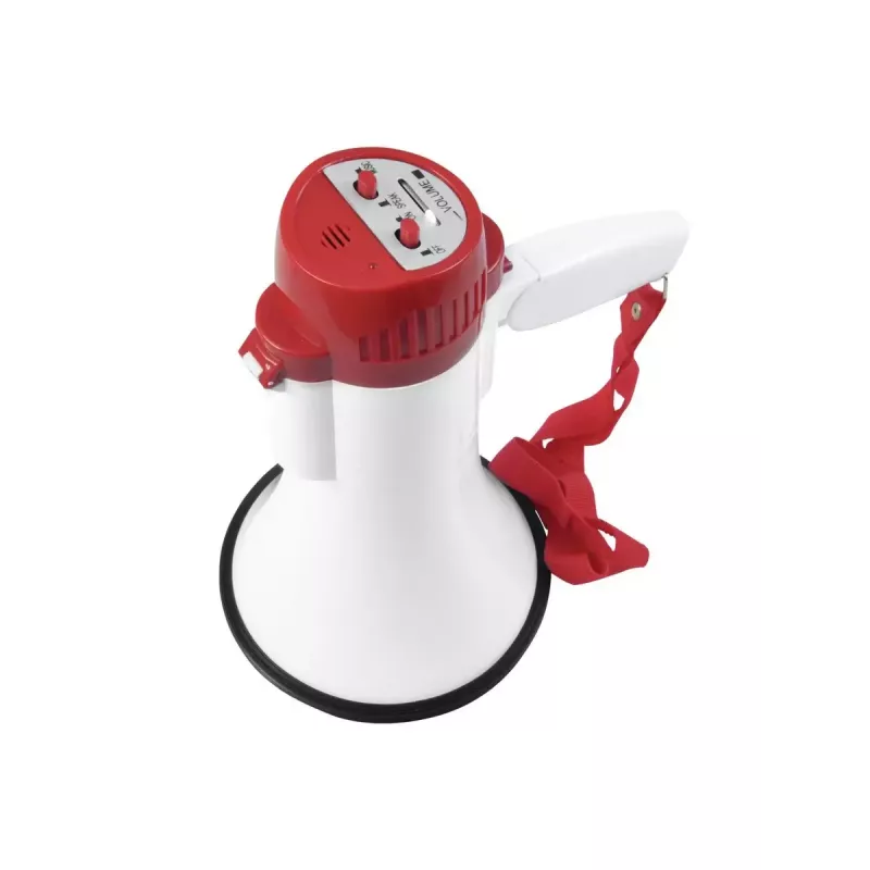 Megafons Omnitronic 80710920 iekštelpām/ārtelpām 10 W sarkans balts