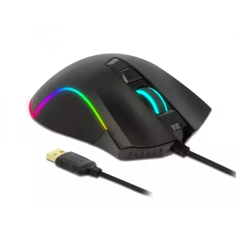Spēļu pele DeLOCK 12670 USB Type-A optiskā 10000 DPI