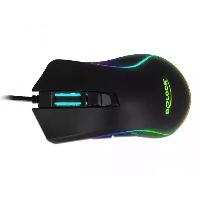 Spēļu pele DeLOCK 12670 USB Type-A optiskā 10000 DPI