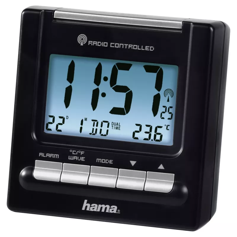 Hama RC200 digitālais modinātājs melns