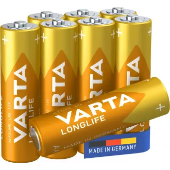 Vienreizlietojamā baterija Varta Longlife AA