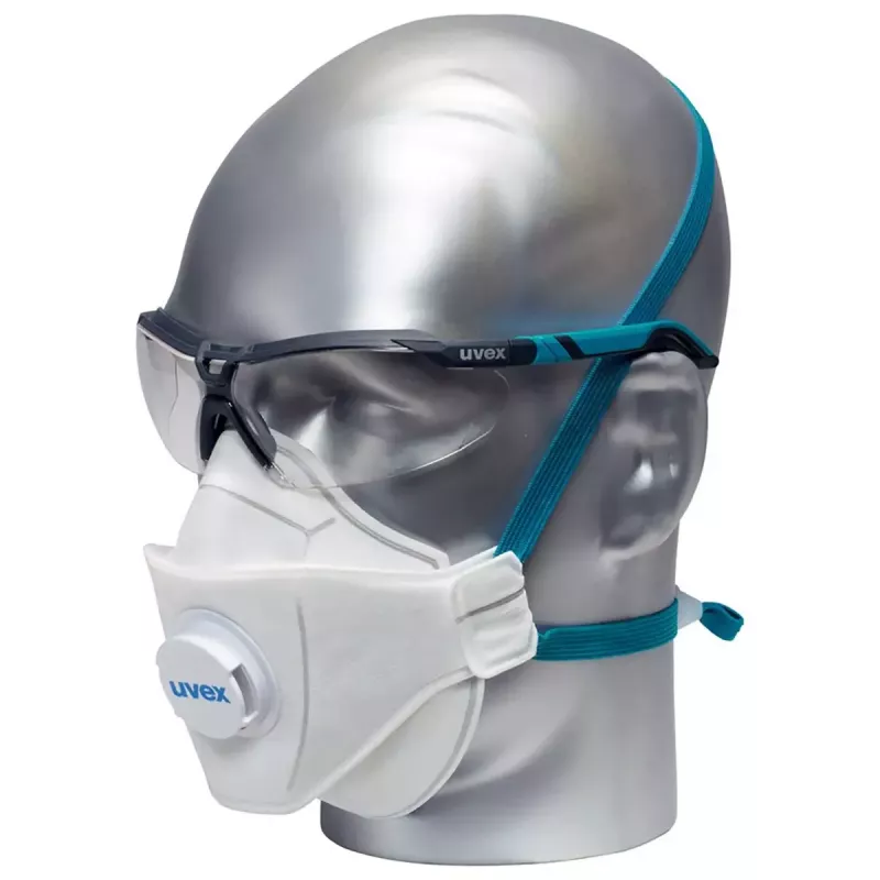 Uvex 9183281 aizsargbrilles antracīta/kaļķa krāsā