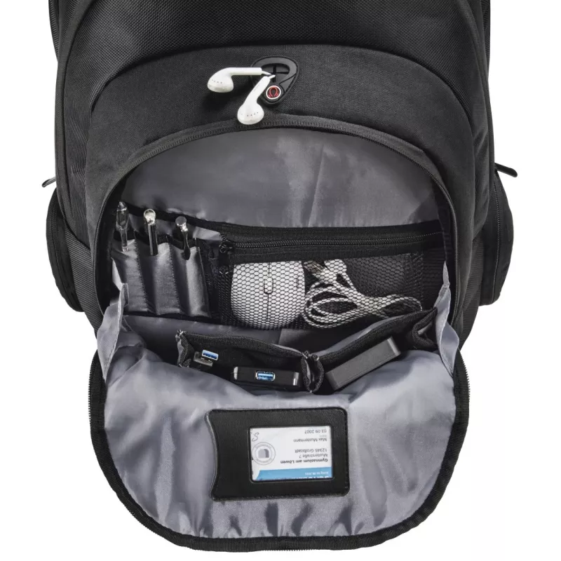 Hama Vienna 43.9 cm (17.3 collas) mugursoma, melna
