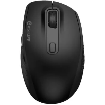 eSTUFF GLB214002 pele Birojs Labrocīga RF bezvadu + Bluetooth IR LED 1800 DPI
