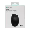 eSTUFF GLB214002 pele Birojs Labrocīga RF bezvadu + Bluetooth IR LED 1800 DPI