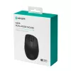 eSTUFF GLB214002 pele Birojs Labrocīga RF bezvadu + Bluetooth IR LED 1800 DPI