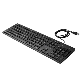 eSTUFF GLB211402 klaviatūra Birojs USB QWERTZ vācu Melna