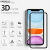 Rūdīta stikla ekrāna aizsargs Kapsolo viedtālrunim iPhone 13 / iPhone 14 Max — izliekts 9H, piemērots līdz 15,5 cm (6,1 colla)